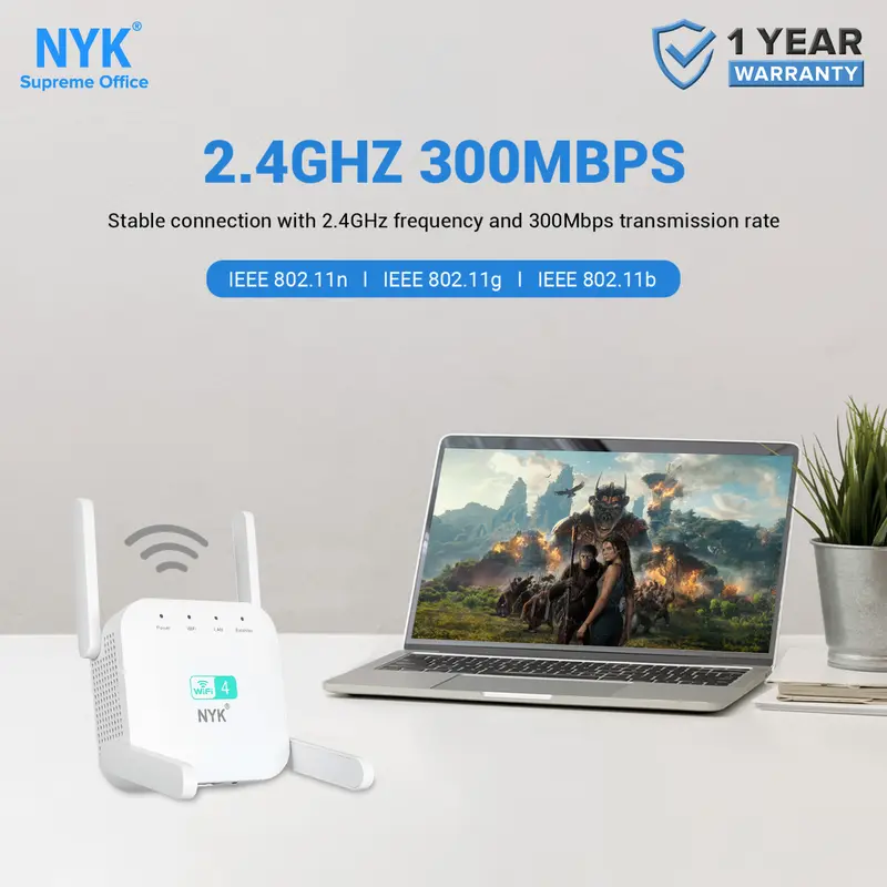 Wifi Repeater Extender WiFi Internet NYK WR10 Router WiFi Wireless WiFi Amplifier 3