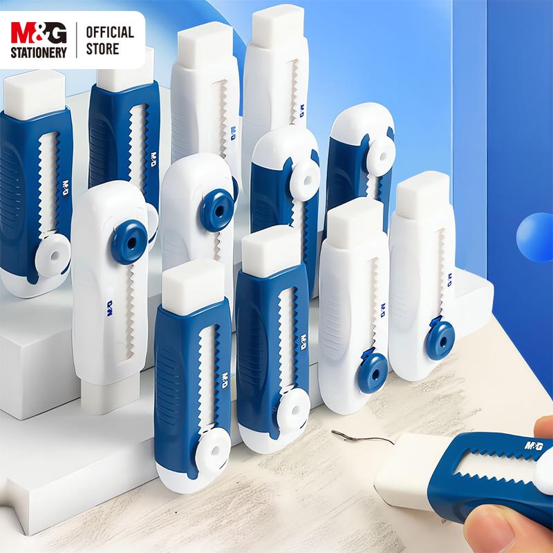 M&G 1pc Retractable Eraser Portable Push Lock Design for Drawing - Shop ...