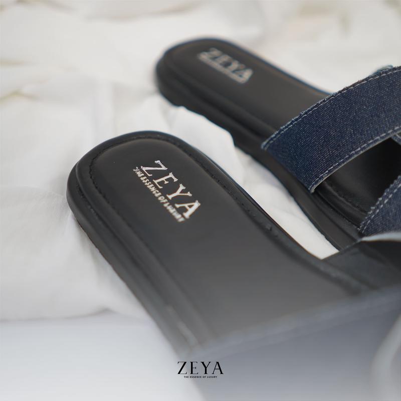 ZEYA | Flat Sandal Viella Jeans Sandal teplek wanita 3
