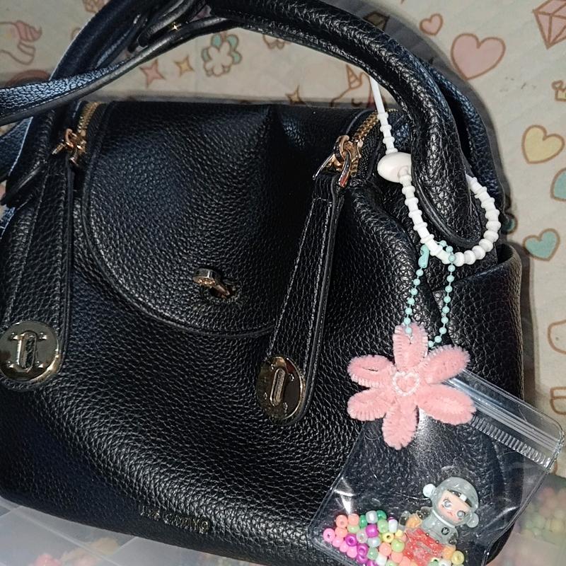 keychain pouch manik clay resin 0