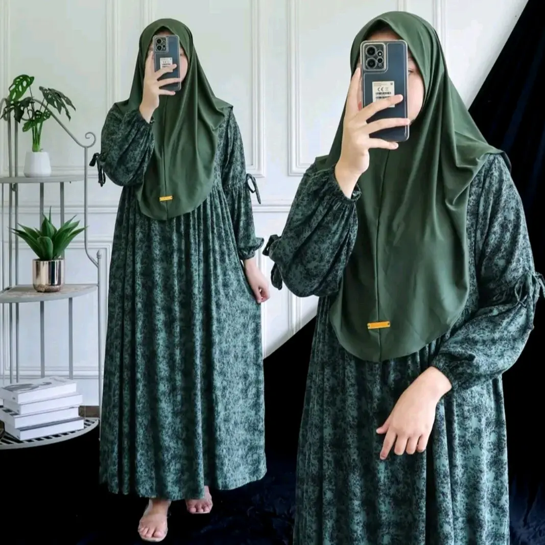 GAMIS SET RAYON PREMIUM PLUS HIJAB JERSEY