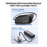 Gambar Robot RT19 Powerbank 10000mAh Built In Cable Two Way Fast Charging 22.5W LED Digital- Garansi 1 Tahun- BISA COD dari Robot Official Shop Indonesia Kab. Tangerang 5 Tokopedia