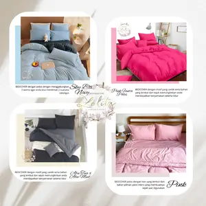 Bed Cover Only Polos dan Twotone Ukuran 120x220 - 150x220 - 200x220