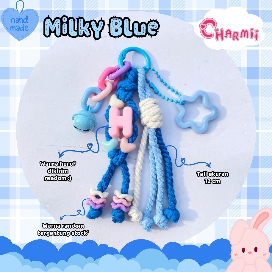 [PROMO] Bag Charm Inisial Huruf Gantungan Tas / Gantungan Kunci Inisial / Gantungan Tumbler Huruf by Charmii