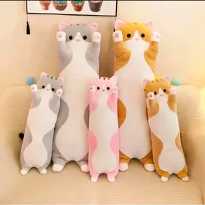 Boneka Guling Kucing Lucu Dan Lembut 60cm