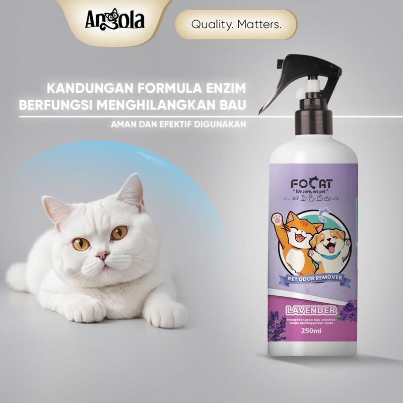 ARK ANGOLA Spray Penghilang Bau Poop/Bau Pesing Kotoran Kucing