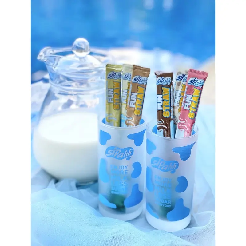 Sipahh Fun Straw 1pcs Cookies & Cream sedotan rasa Makanan 1