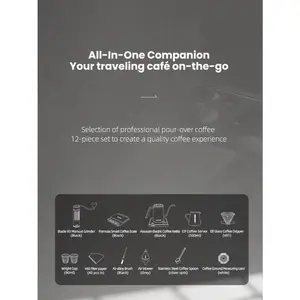 TERBATAS MHW-3Bomber B-3 Tactics Set 12 pcs in One Include Suitcase / Coffee Maker Brewing Gift Set dengan Koper / Pour Over Hadiah Set Alat Kopi Seduh Manual V60 hampers coffee manual brew gift box souvenir paket Premiumm MHW3BOMBER