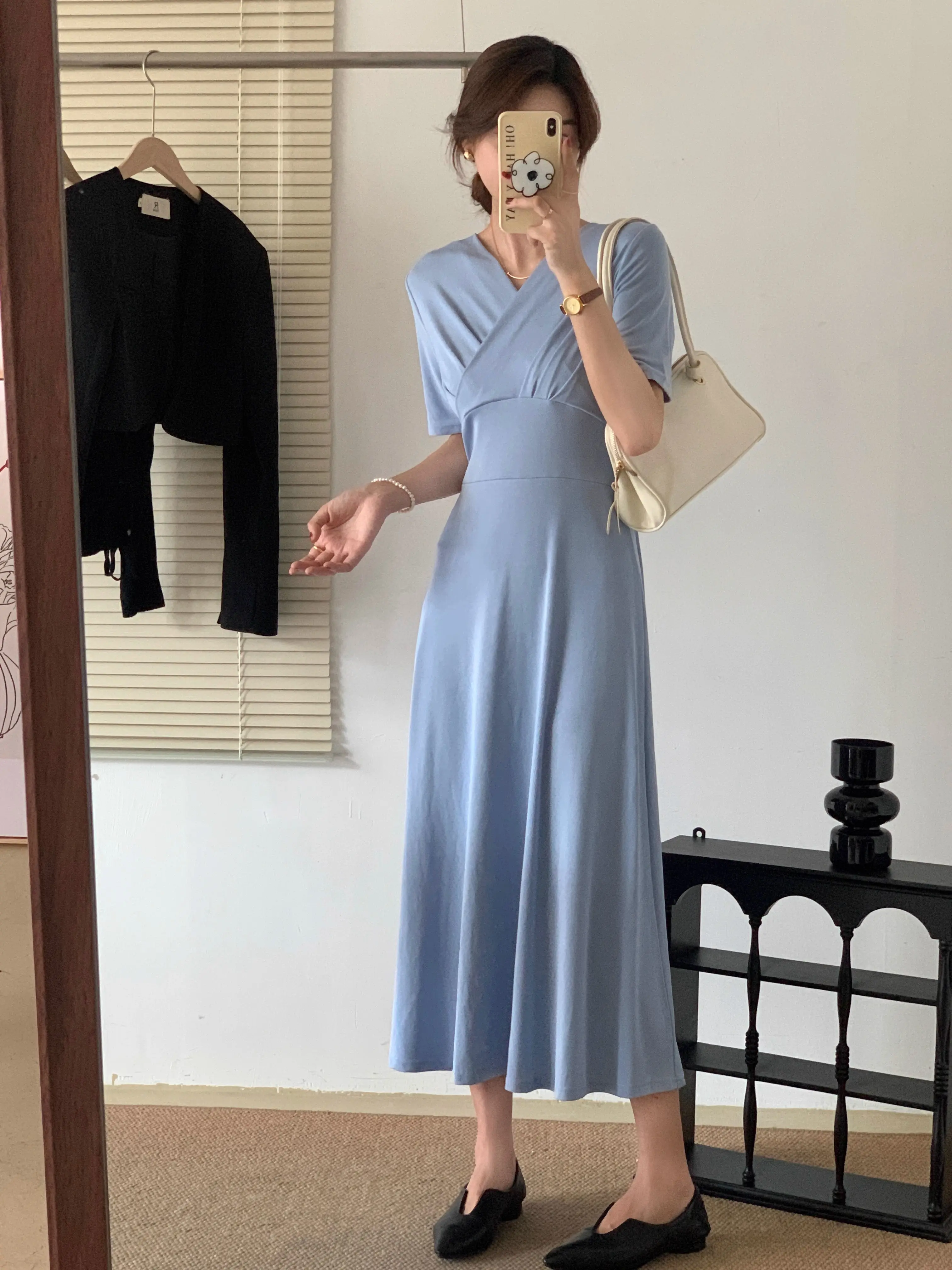 25017 summer korean soft pink midi dress for woman casual formal elegant beach party dress baisc short sleeve womenswear - TikTok Shop Philippines 25017 summer korean soft pink midi dress for woman casual formal elegant beach party dress baisc short sleeve womenswear - TikTok Shop Philippines