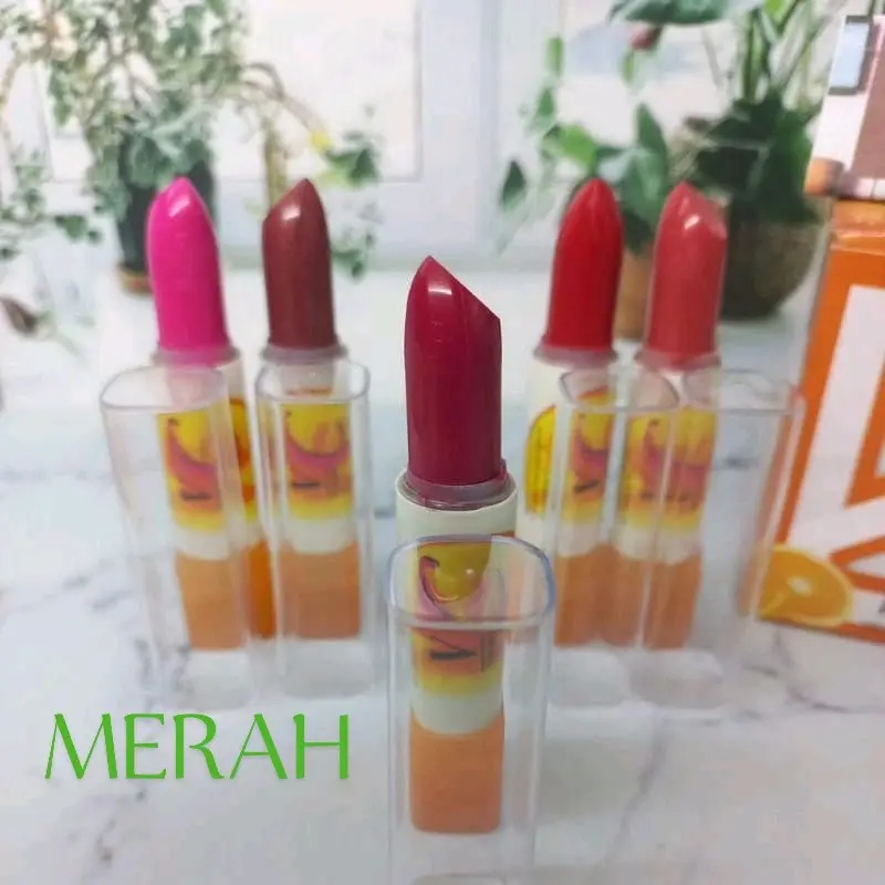 Lipstik Lidanxiu Vitamin C Bibir Lipstick Kosmetik Waterproof 2