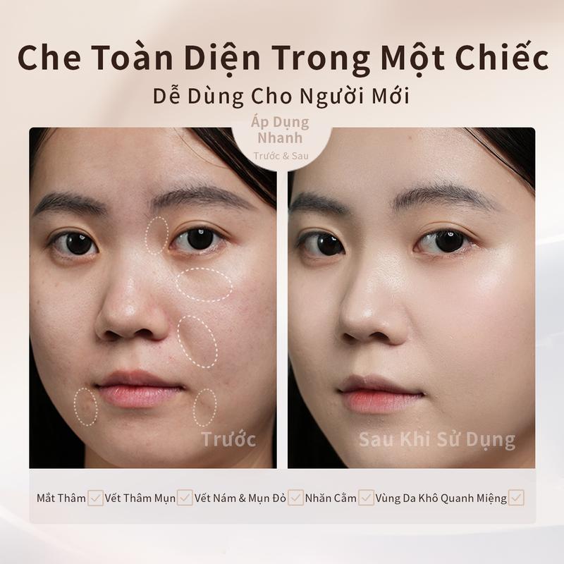 （Mua một tặng một）Kem Che Khuyết Điểm Che Phủ Toàn Bộ GALIMARD Không Thấm Nước Lâu Trôi, Trang Điểm Mặt 7.5ML | BigBuy360 - bigbuy360.vn