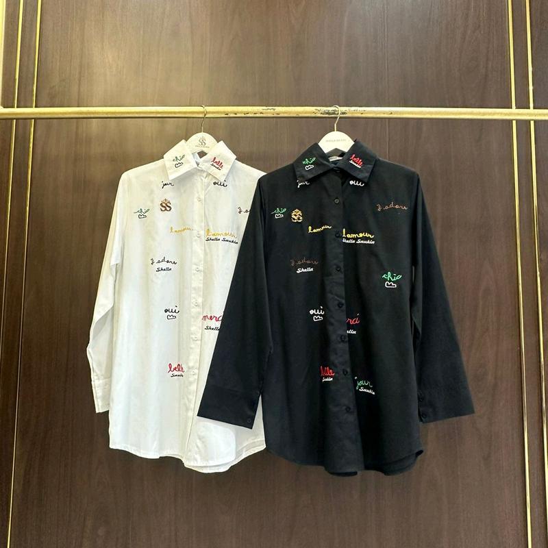 kemeja katun monogram ss by sheila saukia ori 0