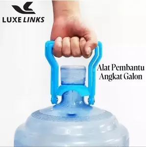 LUXE Alat Pegangan Galon Praktis Mengangkat Galon Plastik Tebal Alat Pembantu Angkat Galon untuk Kebutuhan Sehari-hari