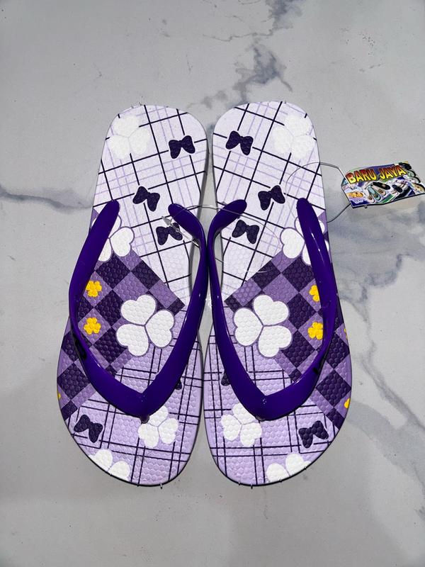 SANDAL JEPIT WANITA/ CEWEK DEWASA DENGAN MOTIF LOREK CANTIK, COCOK UNTUK INDOOR MAUPUN OUTDOOR I SIZE : 36 - 40 I LCR592-27. 4