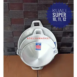 3 Pcs Kuali Super Ukuran Kecil   penggorengan / wajan penggorengan Aluminium No 10, 11 dan 12