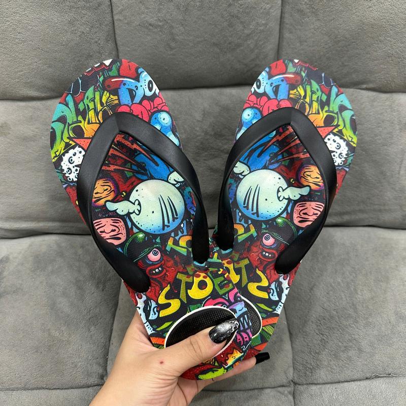 Dép kẹp xỏ ngón tông lào nam in 3D nhiều mẫu họa tiết phong cách thời trang, êm ái bền bỉ.