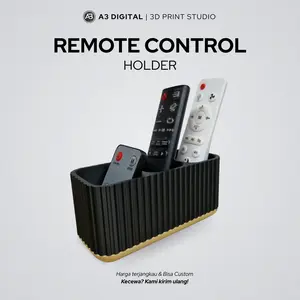 Remote Control Holder 3D Print | Dudukan Remot Estetik & Rapi | Organizer Meja Minimalis Modern