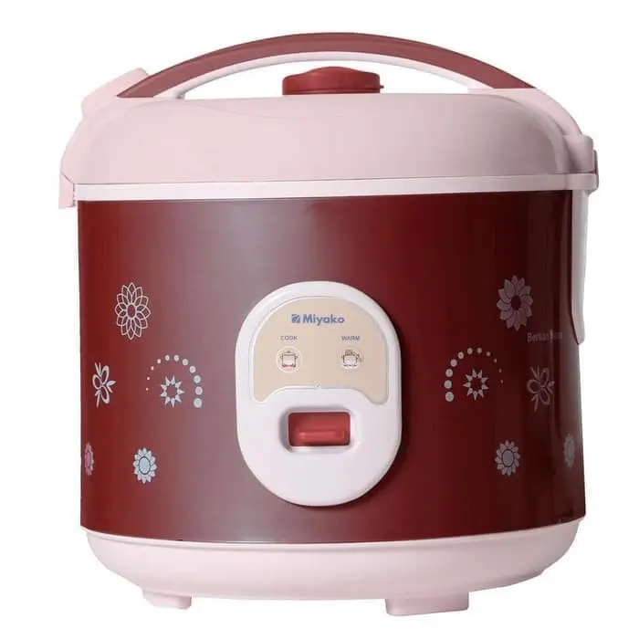 Magic Com Miyako [MCM-18BH B] kapasitas 1,8L Pink Hitam 0