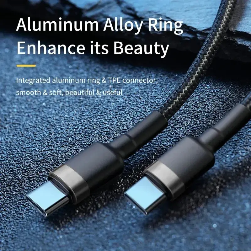 Cáp USB C, 120W, Loại Tốc Độ Cao, Dây Type-C sang USB C, Tương Thích Với iPhone 15, Sạc Nhanh PD, Macbook, Xiaomi, Samsung, One Plus, Cáp Sạc 5A 2