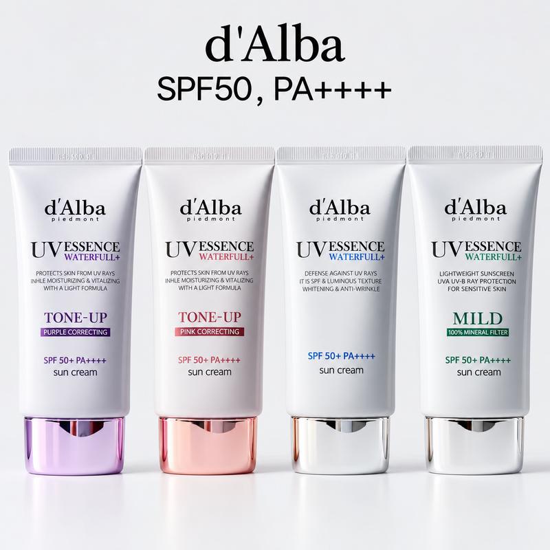 Kem chống nắng d'Alba Waterfull Sun Screen 50ml, dưỡng ẩm, làm sáng da, làm mới da, chất nhẹ, chống nắng cho da mặt