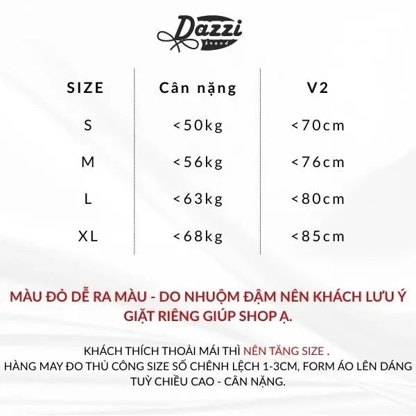 Áo thun trơn nữ cổ tròn vải thun gân tăm DAZZI form ôm dáng Women A01 | BigBuy360 - bigbuy360.vn