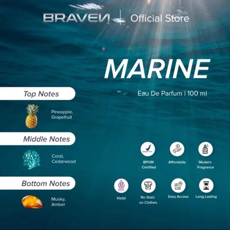 Braven Elite Eau De Perfume 100 Ml 6