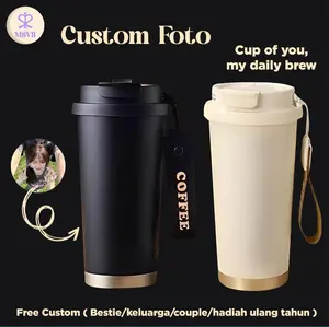Tumbler Custom Gambar  Versi Upgrade | Tumbler Termal 500ml MSVII(1200ML) – 316 Stainless + Tahan Panan dan Dingin， DZ00