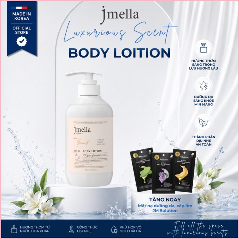 Sữa Dưỡng Thể Jmella In France Hương Nước Hoa No.4 Queen 5 Body Lotion Trầm Ấm Quyến Rũ 500ml