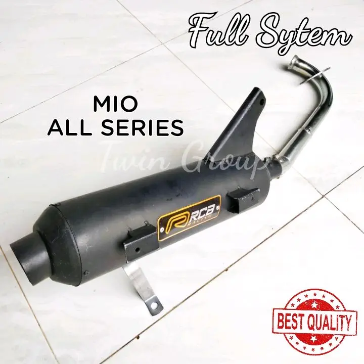 Knalpot RCB Standar Asli Untuk Semua Motor MIo ( sporty, soul, gt, Fino, X ride, m3, Z, S, Mio J)  Motorcycle