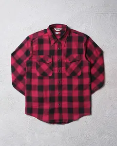 WINGMAN DENIM | BLOCK CHECK - RED/BLACK
