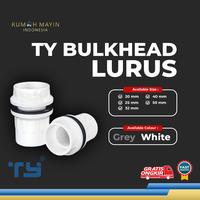 Gambar TY Bulkhead Lurus Fitting Vault Ring Pipa Pipe U – PVC by 3 Pawns - GREY, 20 dari Rumah Mayin Kota Administrasi Jakarta Barat 1 Tokopedia