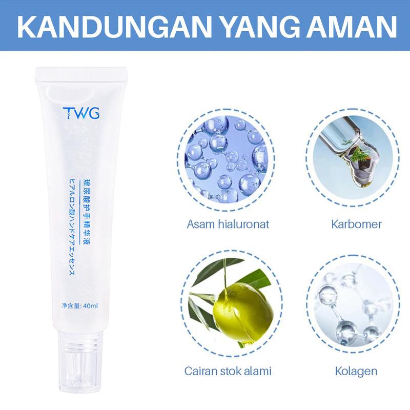 Serum Tangan Hyaluronic Acid - Hand Cream Hand Pemulihan kuat Essensi Perawatan Tangan Asam Hyaluronic 3
