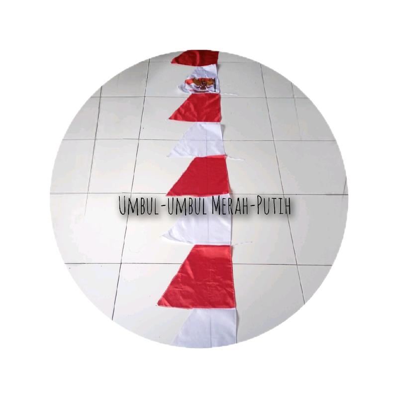 Umbul-umbul merah putih, bendera umbul-umbul Kain 1