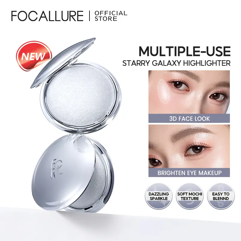 FOCALLURE Starry Galaxy Soft Mochi Highlighter 360° Fresh Dewy Glow