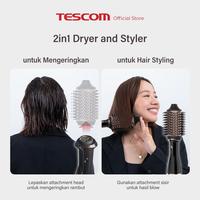 Gambar Tescom Gloss Pro 2in1 Volume Airstyler - Hair Dryer / Sisir Angin Blow & Pengering Rambut TC580ID dari Tescom Indonesia Kota Bekasi 5 Tokopedia
