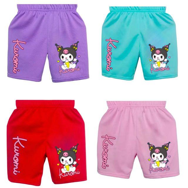 Celana Pendek Anak Perempuan 1-11 Tahun Motif Kuromi Lucu Warna Cerah dan Nyaman untuk Aktivitas Sehari-hari Fashion Celana Pendek Anak Perempuan 1-11 Tahun Motif Kuromi Lucu Warna Cerah dan Nyaman untuk Aktivitas Sehari-hari Fashion