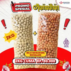 PROMO SPESIAL!!  BUY 1 GET 1 1KG TAHU BULAT MINI KERING M1