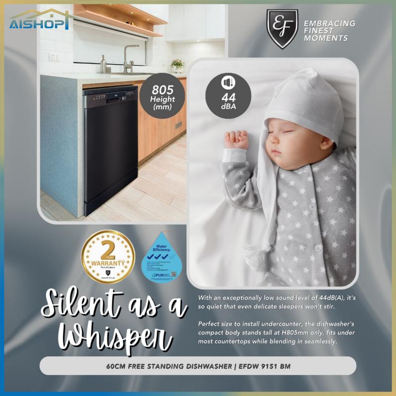 Product Introduction of [SG Seller]EF  EFDW 9151 BM FREESTANDING DISHWASHER 26