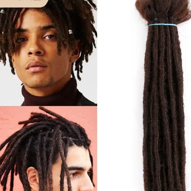 Men's Hip Hop Trendy Men Tt Space Silk African Reggae Dreadlocks Dreadlocs Jamaica Ring Bag Dreadlocks Wig