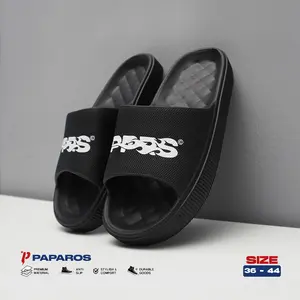 Paparos Footwear Cube Series Sandals Sandal Pria Sendal Selop Jelly Karet Eva Casual Pria Anti Slip Shoes