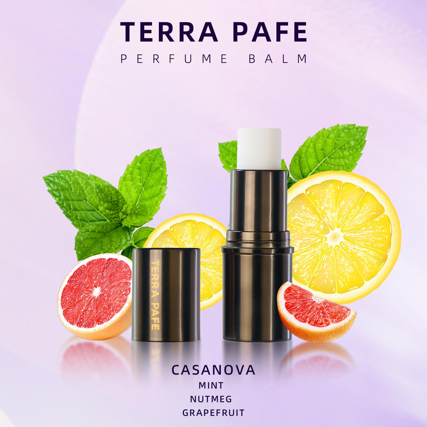 Terra Pafe Perfume Balm - 1 Buah: Meniru Aroma Alami Tubuh, Aroma Unik, Berbagai Pilihan Aroma, Bebas Alkohol, Cocok untuk Berbagai Kesempatan, Mudah Dibawa