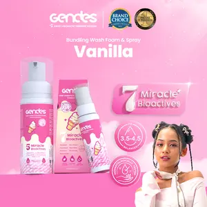 Bundling Gendes Sweet Aromatic Wash Foam Vanilla dan Sweet Aromatic Care Spray | Perawatan Area Kewanitaan  | Membantu Mengurangi Keputihan | Membantu Menghilangkan Aroma Tidak Sedap Pada Area Kewanitaan