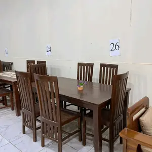 meja makan jari k6 bahan kayu jati