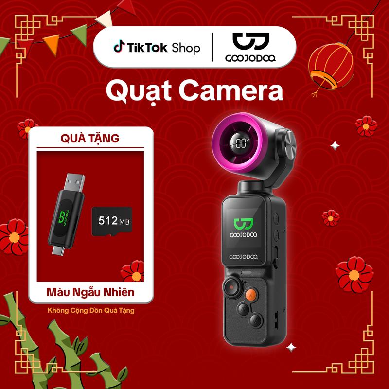 QUẠT CAMERA CẦM TAY TẶNG KÈM ĐẦU LỌC VÀ THẺ NHỚ , TÍCH HỢP CHỤP ẢNH VÀ QUAY VIDEO, 100 CẤP ĐỘ GIÓ, TRUYỀN DỮ LIỆU SANG ĐIỆN THOẠI/MÁY TÍNH