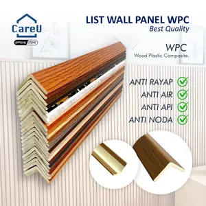 CareU List Sudut Siku L WPC Wallpanel / List Penutup WPC Per Batang Wall Panel Lis WPC 3 Meter (3M)
