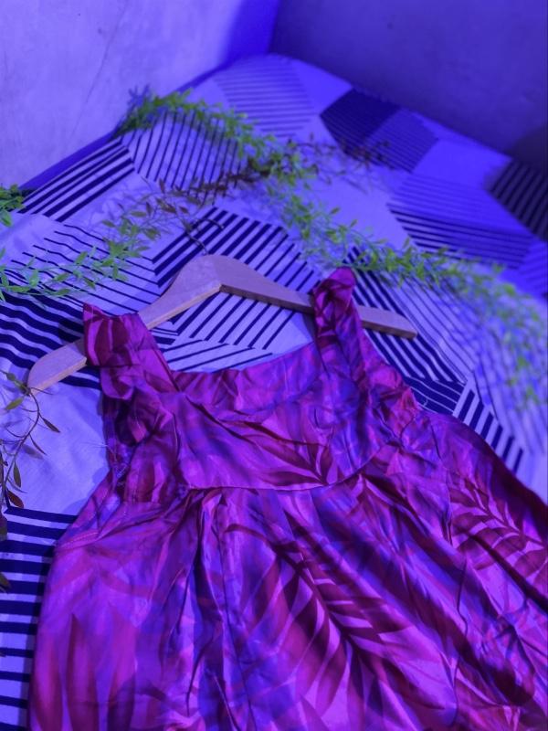 DASTER SAMBUNG BAHAN RAYON ADEM MODEL YUKENSI MOTIF RANDOM