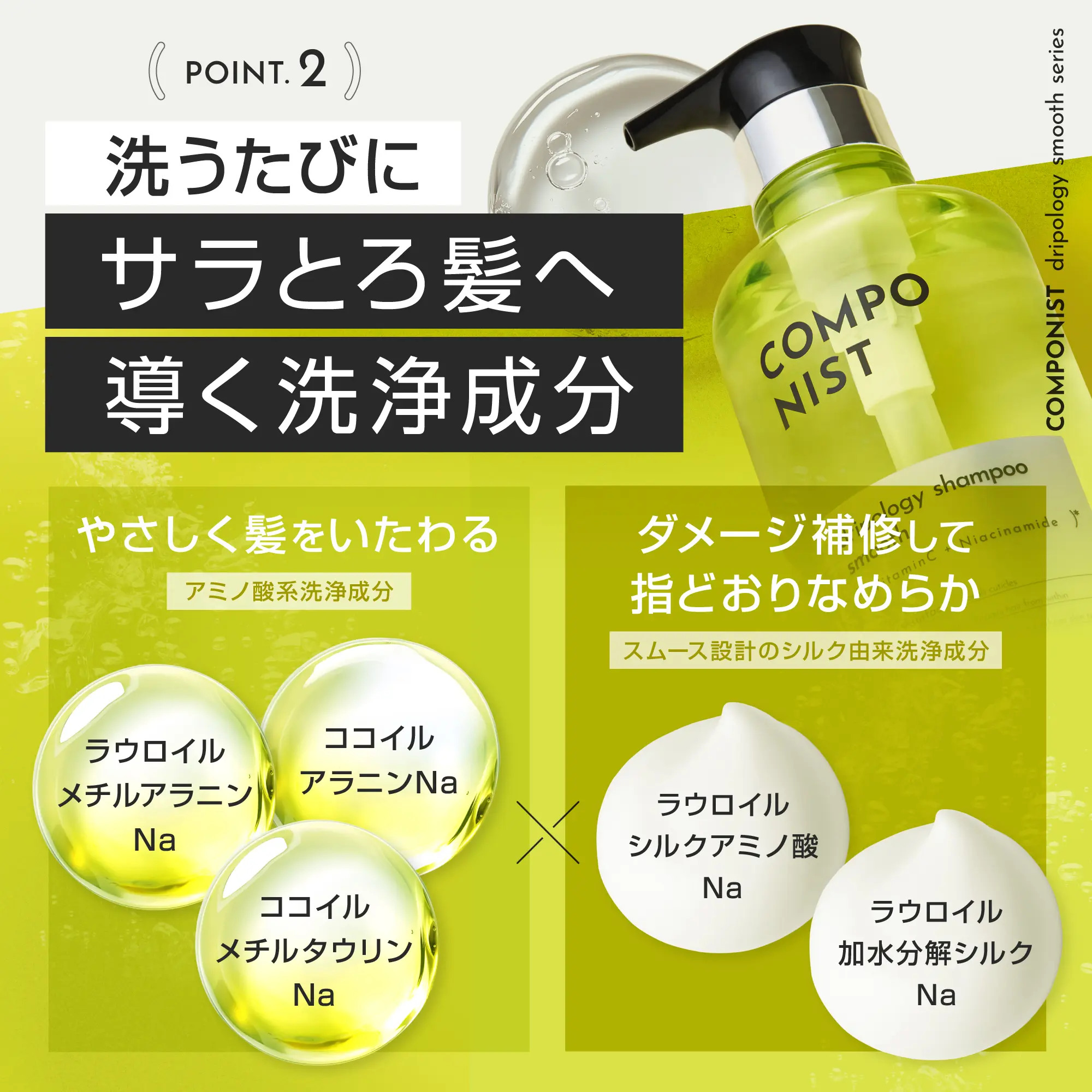 ドリポロジーシャンプー＆ヘアトリートメント スムース 詰め替え