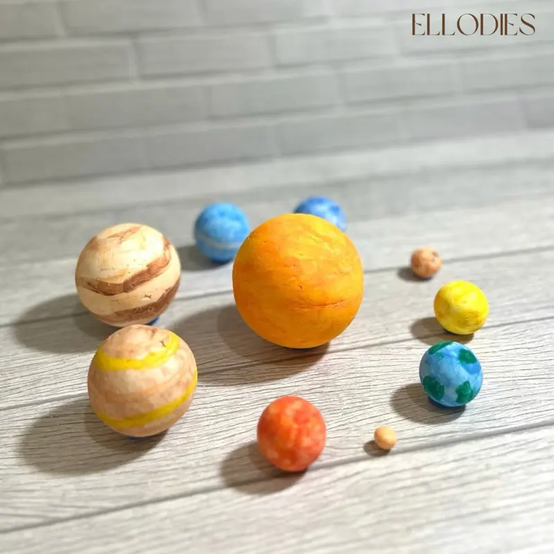 paket tatasurya | solar system bola gabus mini 10pcs sudah diwarnai