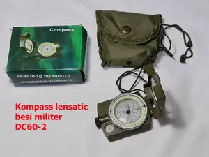 DC60-2 Compass Lensatic Prismatic Geology Sighting Camping kompas