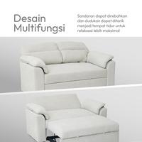 Gambar Informa Cloud Sofa Bed - Krem Indico Sofa Lipat Tempat Tidur Lipat Sofa Minimalis Sofa Santai dari Informa Indonesia Kab. Bekasi 3 Tokopedia